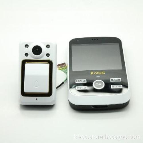 KIVOS Security 120 Degree Door Scope Viewer Cover Peep Hole